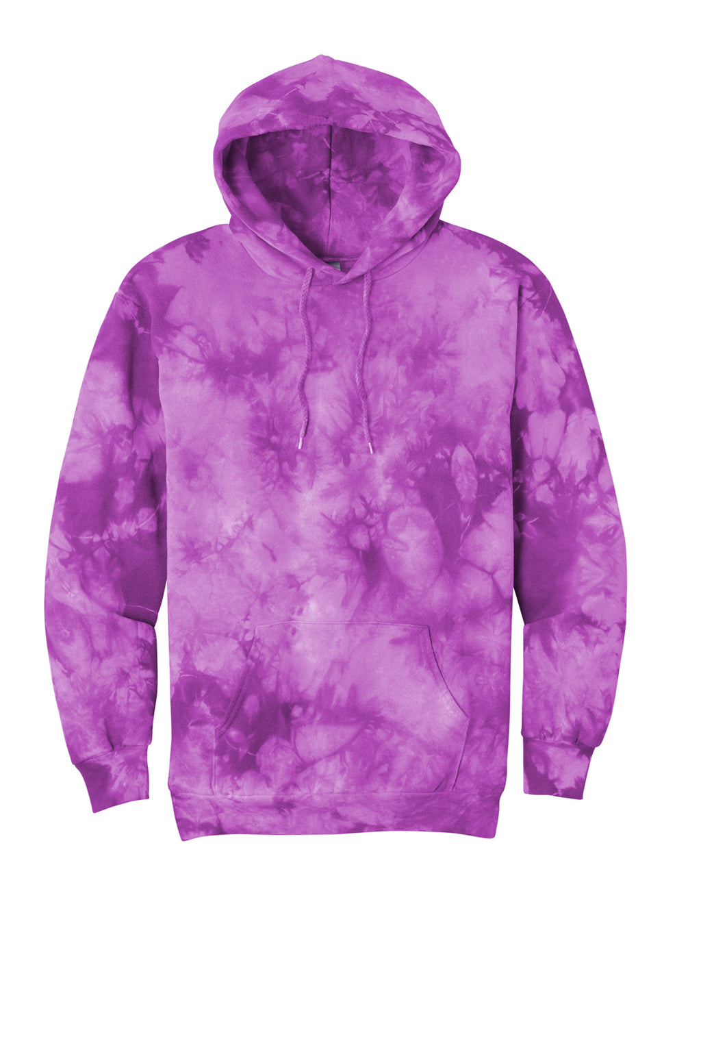 Port & Company® Crystal Tie-Dye Hoodie Purple