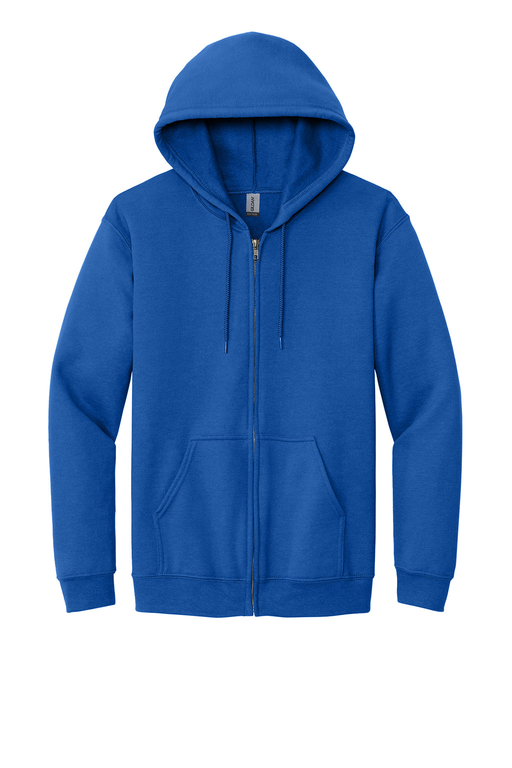 Gildan Full-Zip Hooded Sweatshirt Mens/Unisex Hoodies Royal Blue