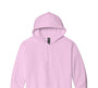 Gildan Soft touch Hooded Sweatshirt Mens/Unisex Hoodies Light pink