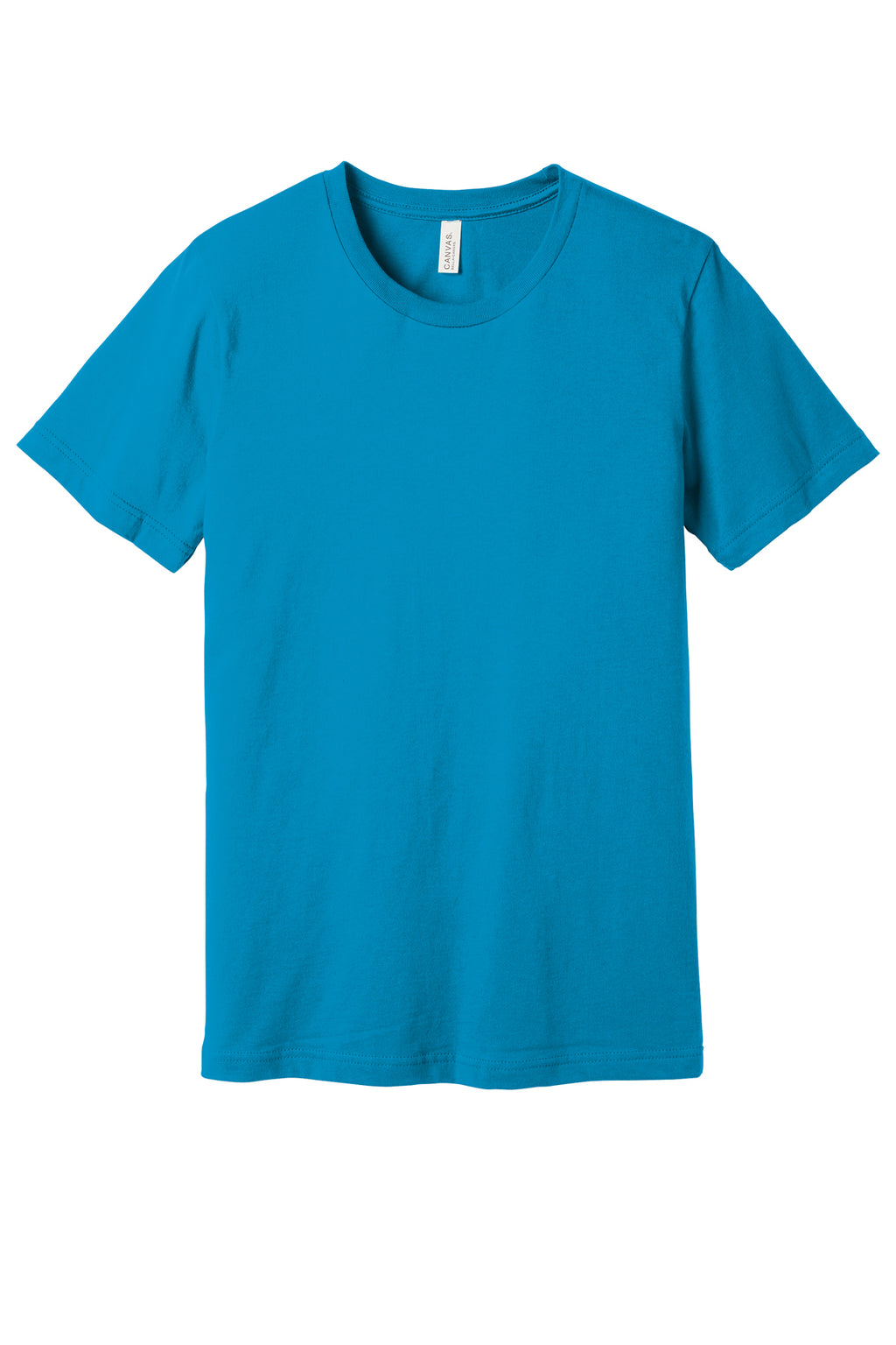 Bella Canvas Mens/Unisex Cotton Short Sleeve Shirts Aqua