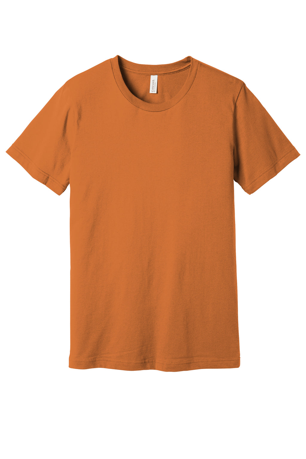 Bella Canvas Mens/Unisex Cotton Short Sleeve Shirts Burnt Orange
