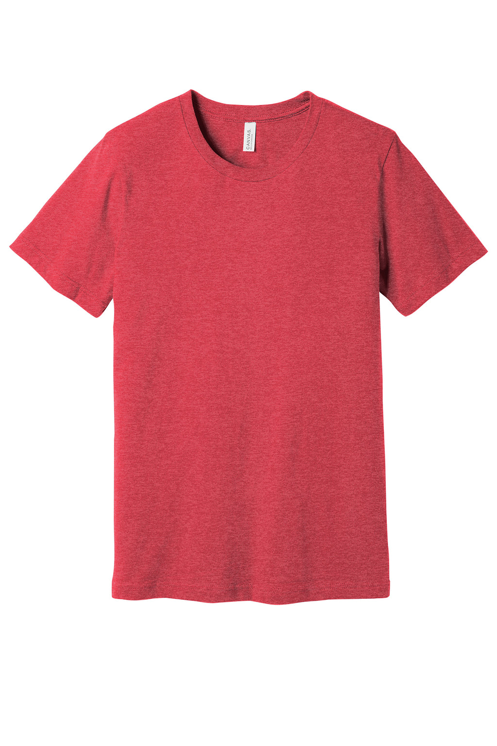 Bella Canvas Mens/Unisex Cotton Short Sleeve Shirts Heather Red