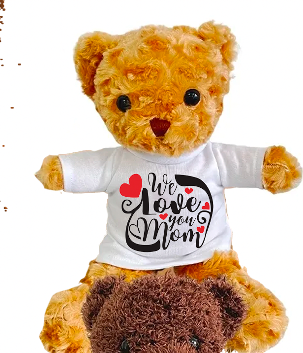 Teddy bears with Custom Personalized Shirt