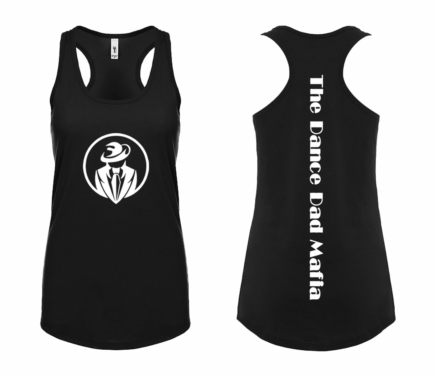 Next Level Apparel Ladies' Ideal Racerback Tank (The Dance Dad Mafia)