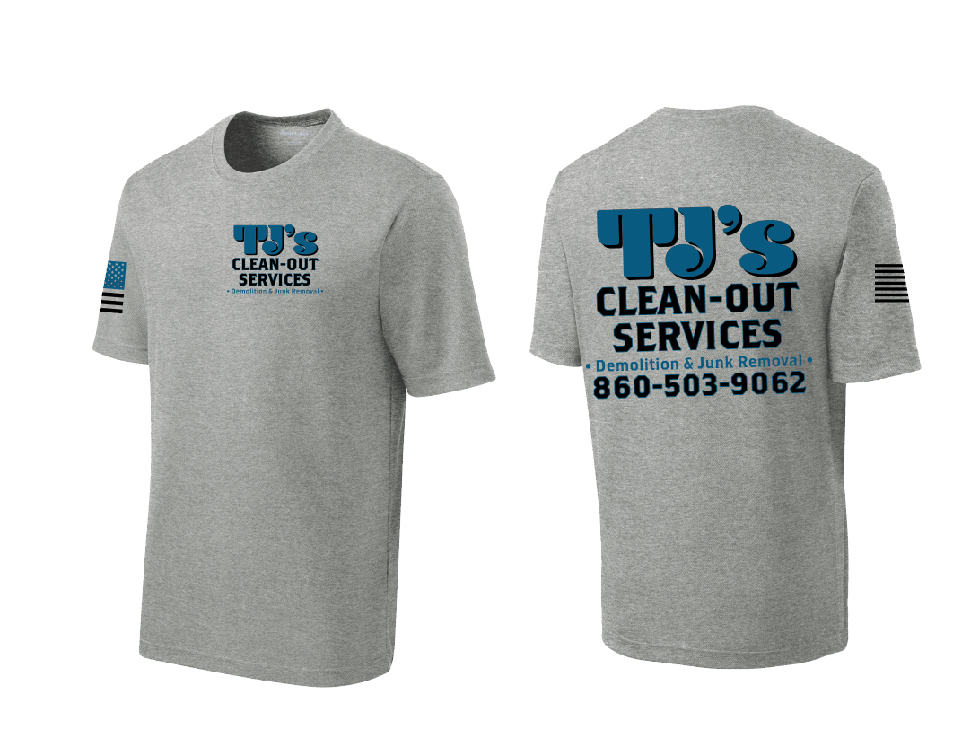 TJ's Clean Out Services Performance T Shirt