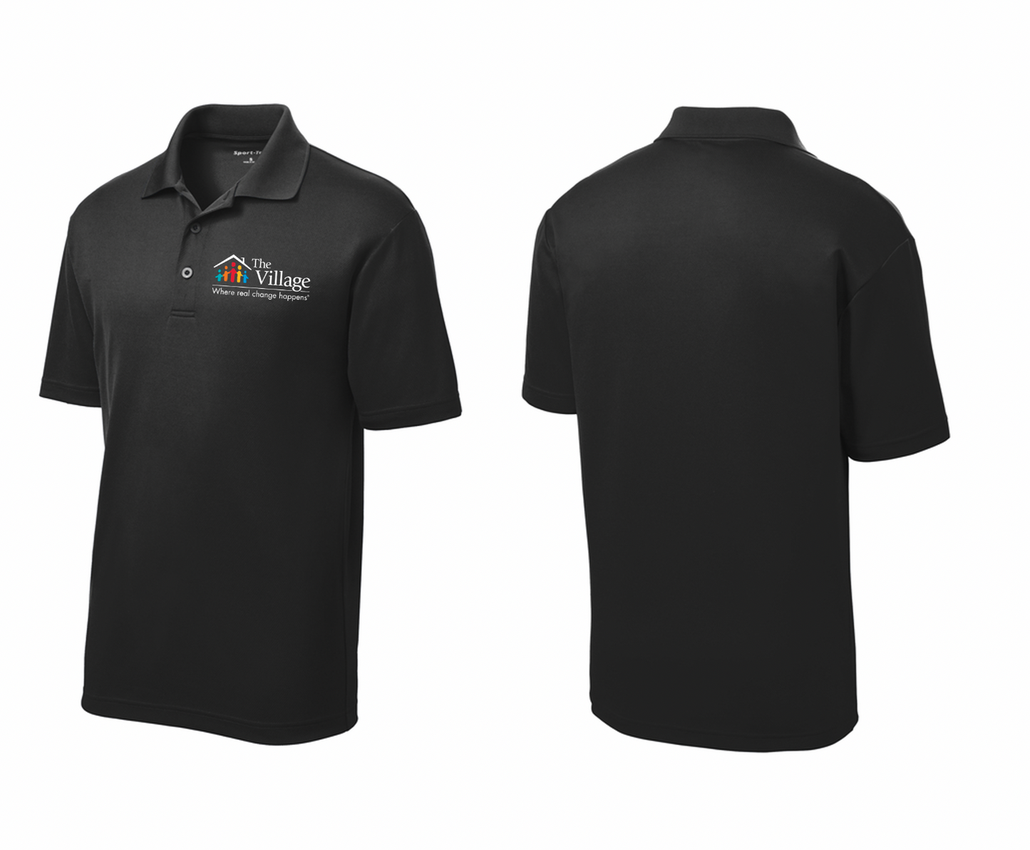 The Village Men's/Unisex Moisture-Wicking Polo