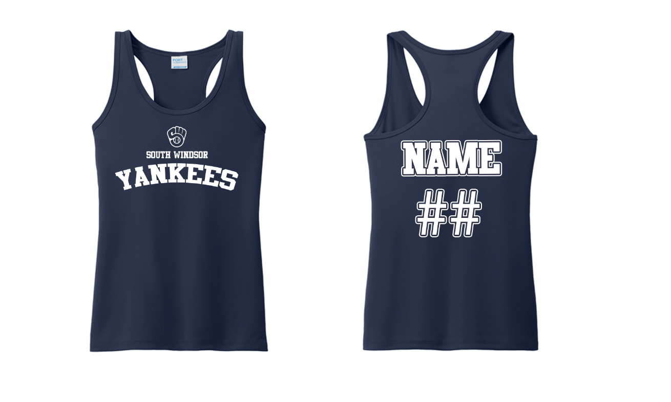 Women's Yankees Racerback Tank LPC380TT