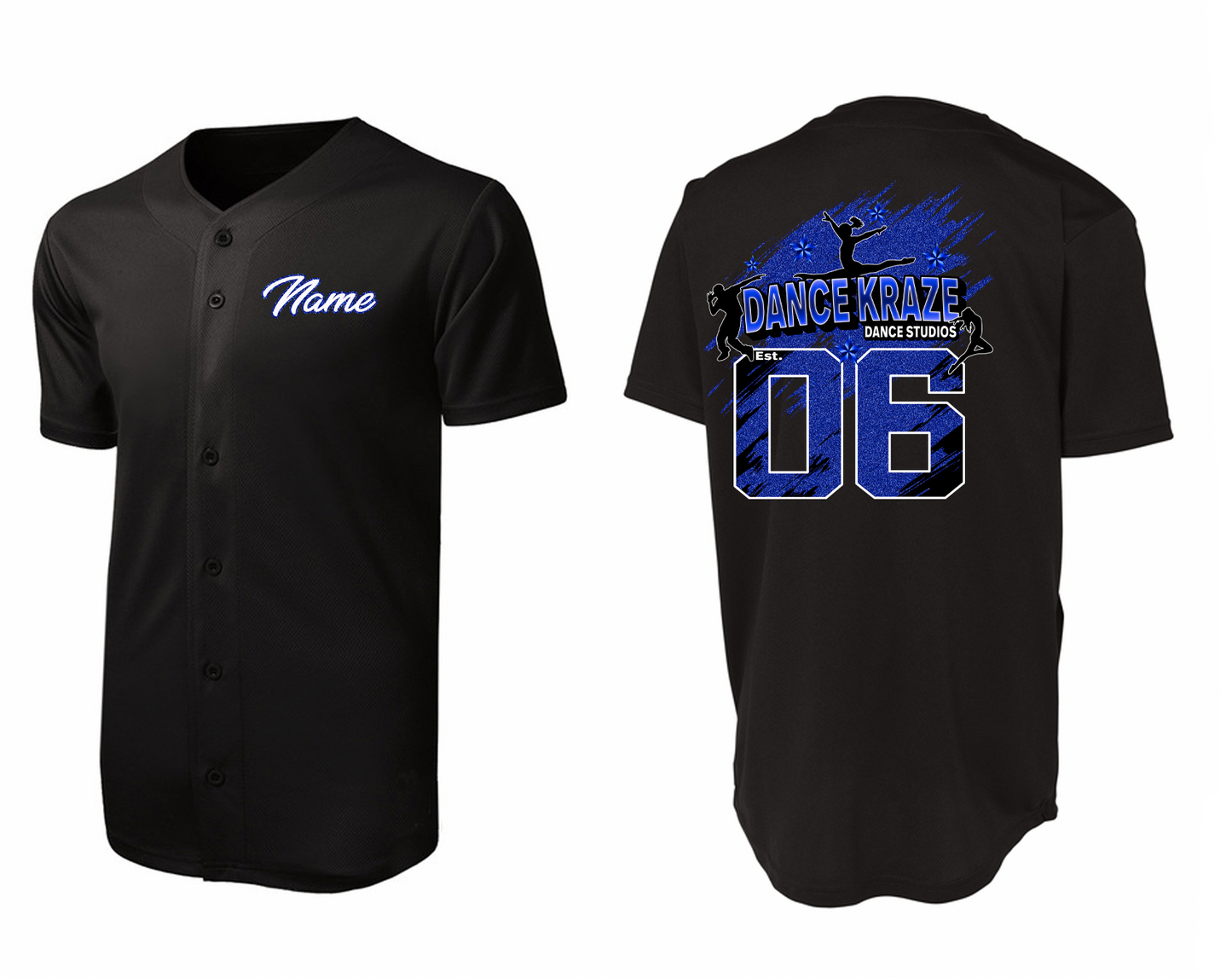 Dance Kraze Full-Button Jerseys
