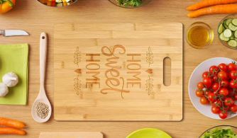 14 × 11 inch Bamboo Cutting Board