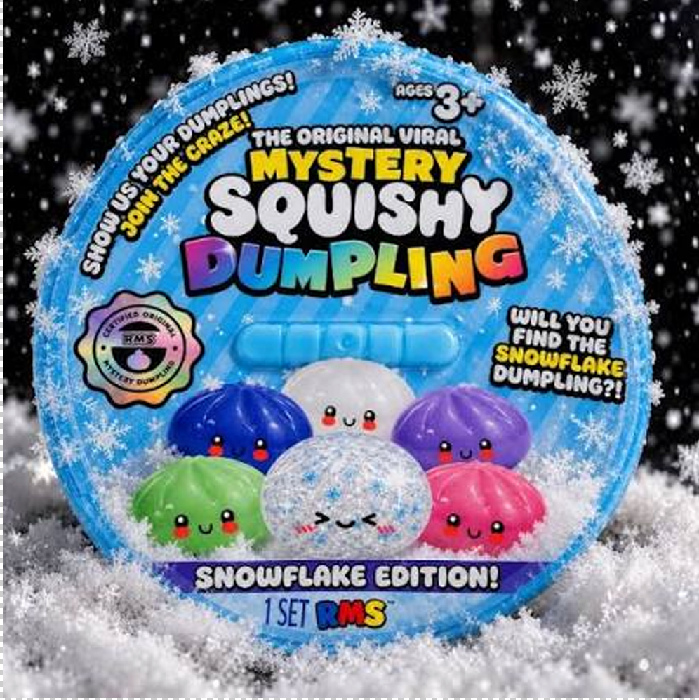 RMS® Crazy Fun™ Snowflake Crunchy Bao Bun – Ltd Ed