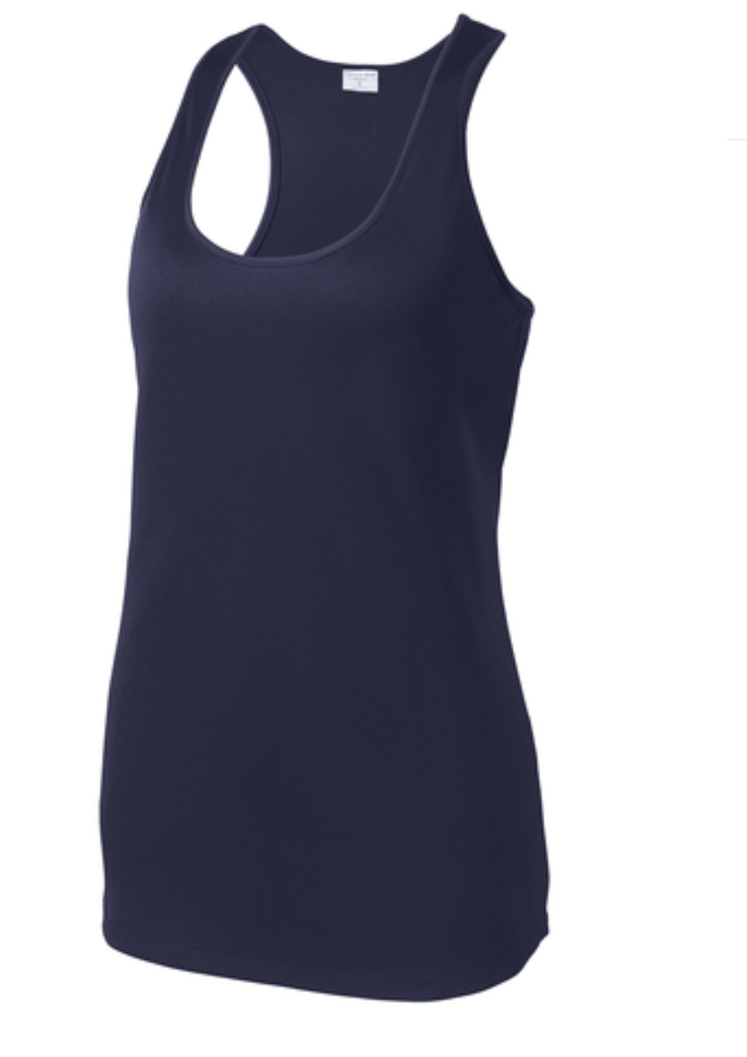 Sort tek Ladies Racerback Perfprmance Tank Top