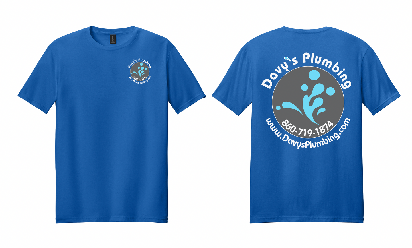Davy's Plumbing Softstyle T Shirts