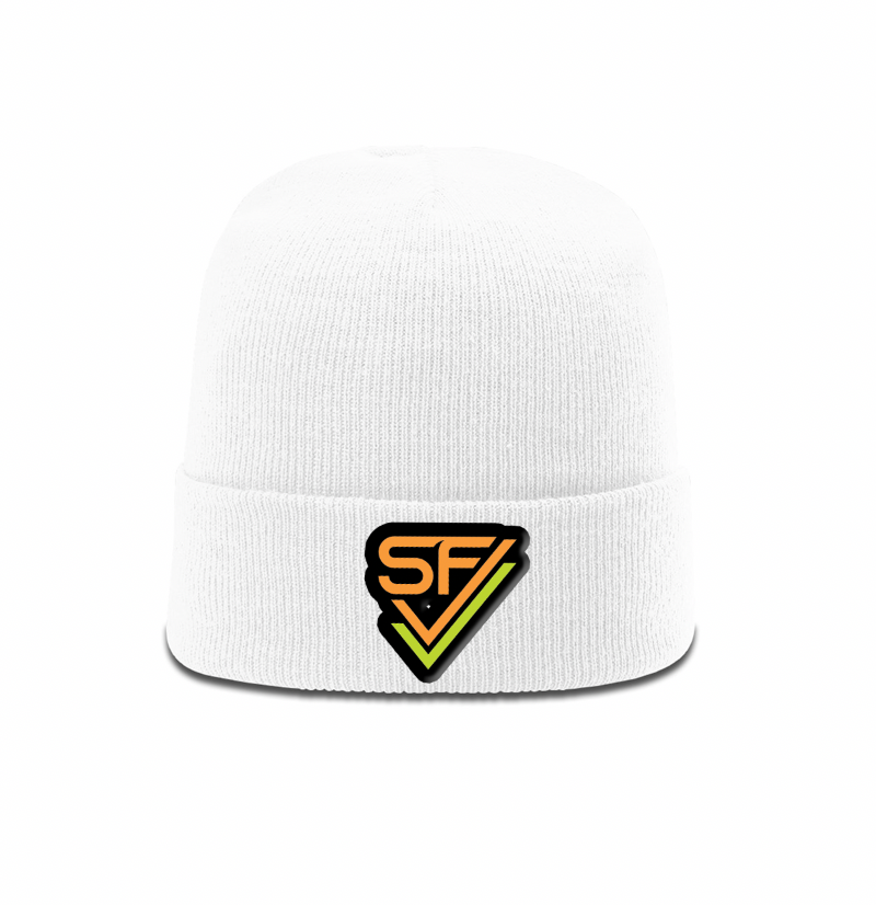 Fleece Lined Beanie with Leather Synergy Patch