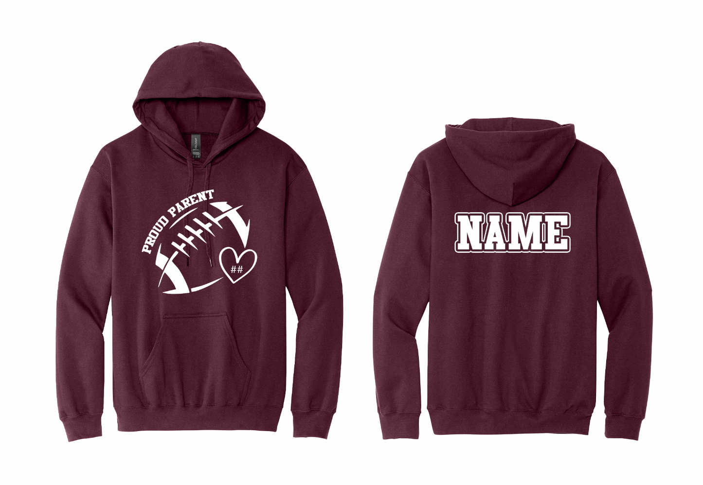 Proud Football Parent Hoodie
