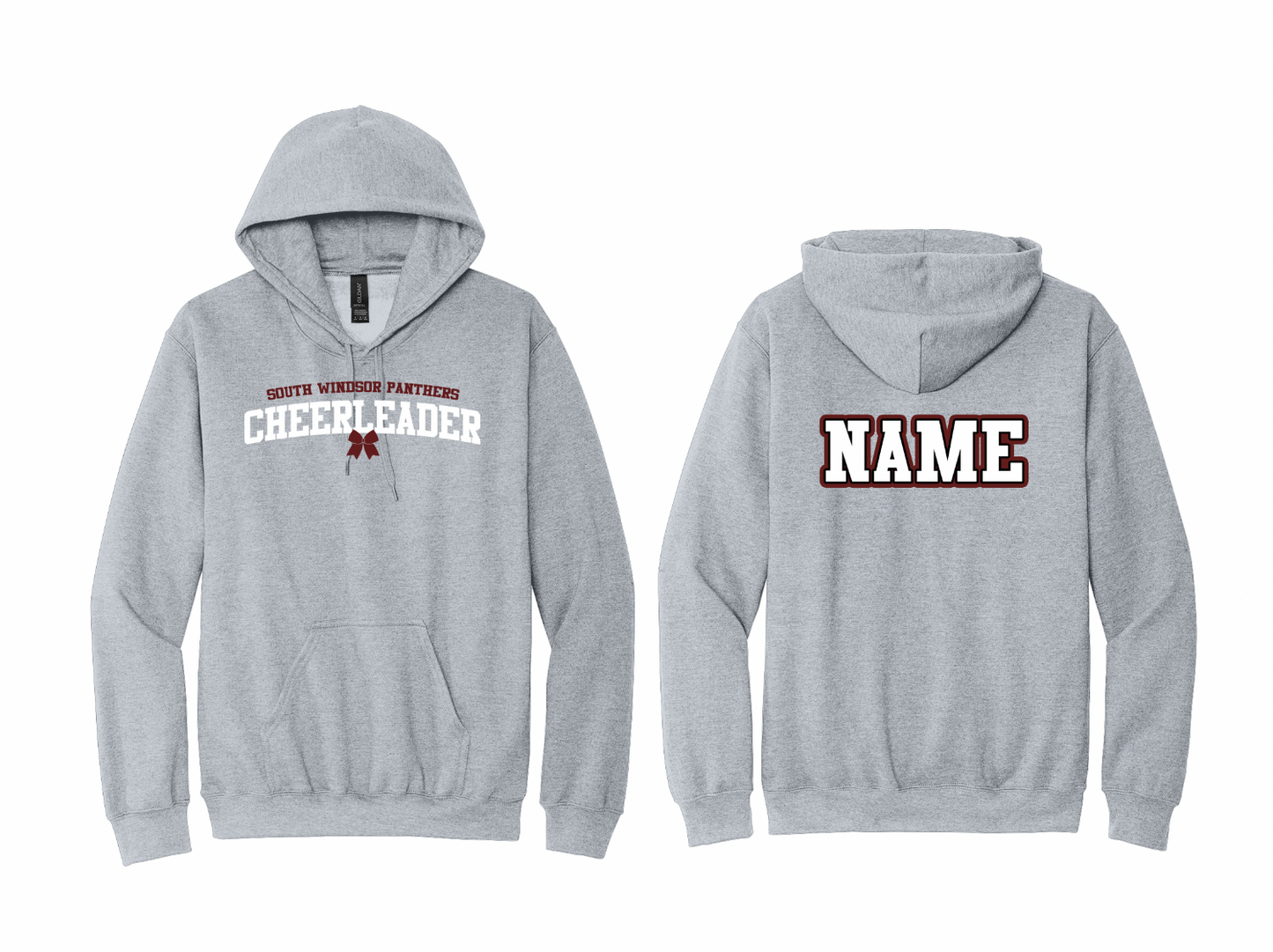 Panthers Cheer Bow Hoodie