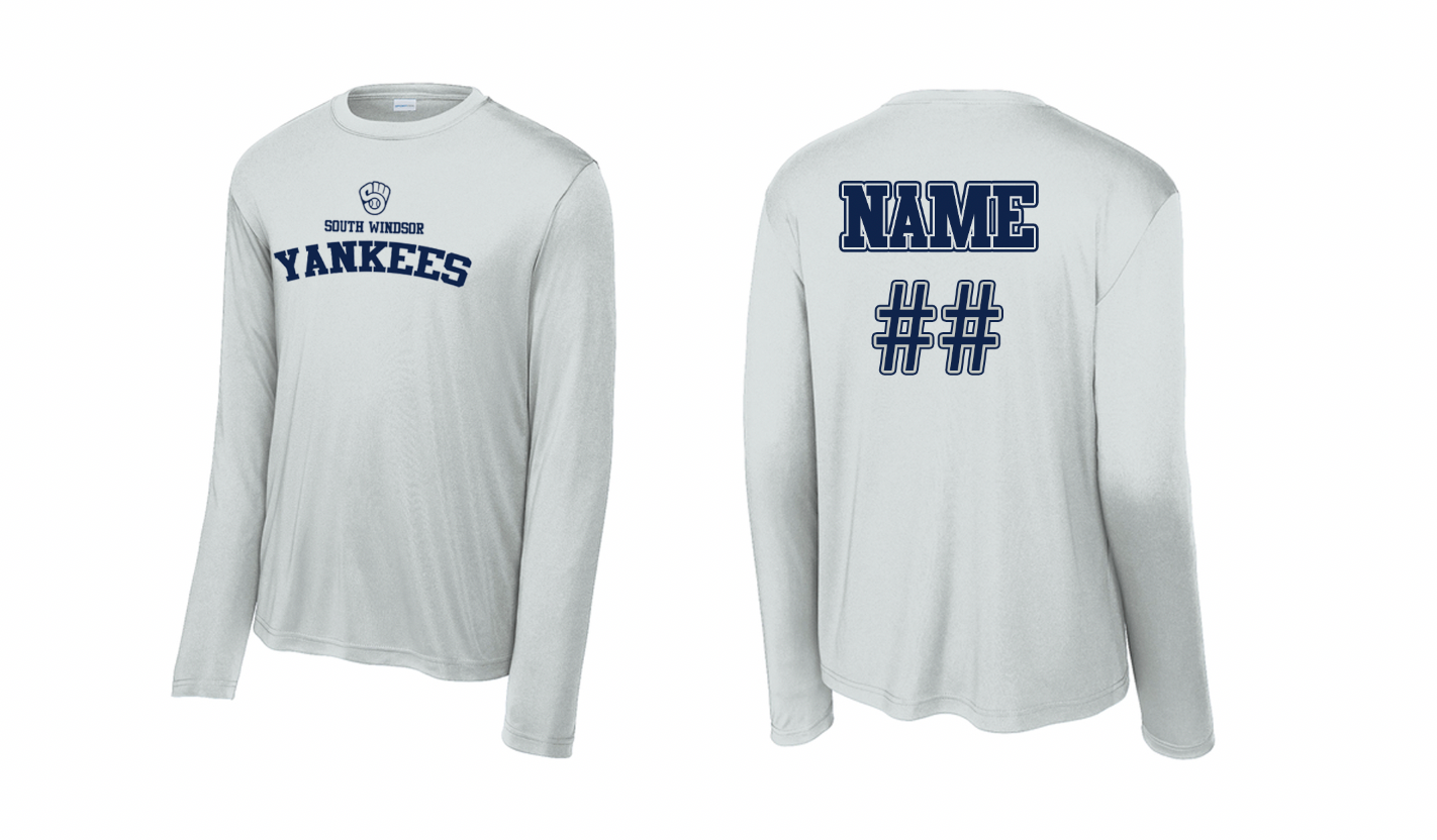 Yankees Moisture-Wicking Long-Sleeve ST350LS/YST350LS