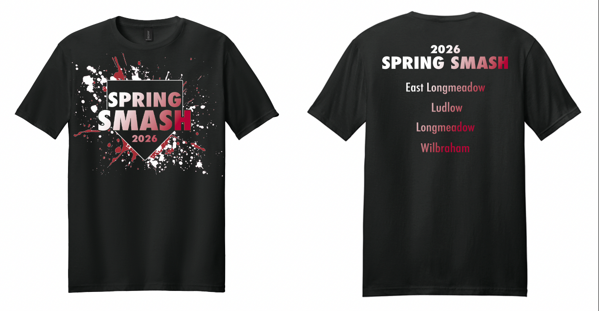 SoftStyle SPRING SMASH 2026 T Shirts - Red&White Home Plate Design
