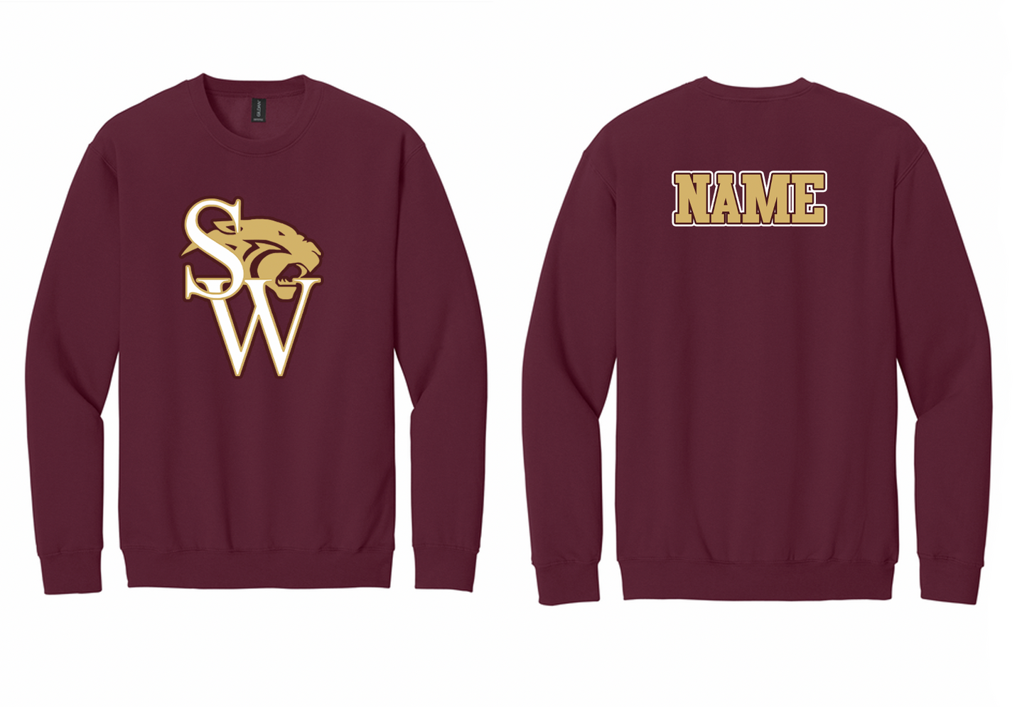 Panthers Large Logo Crewneck