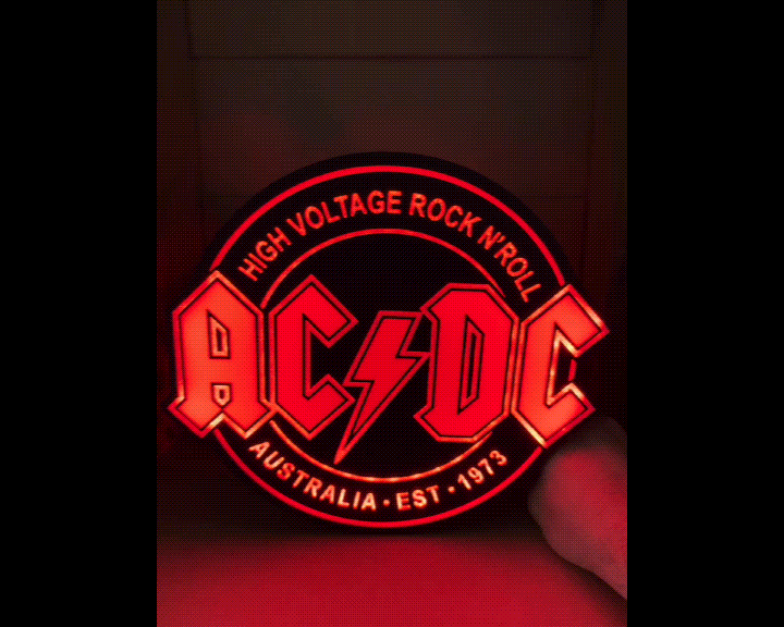 Cool Classic Rock 3D Lightbox