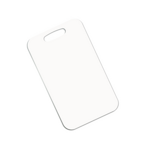 double sided metal luggage tag