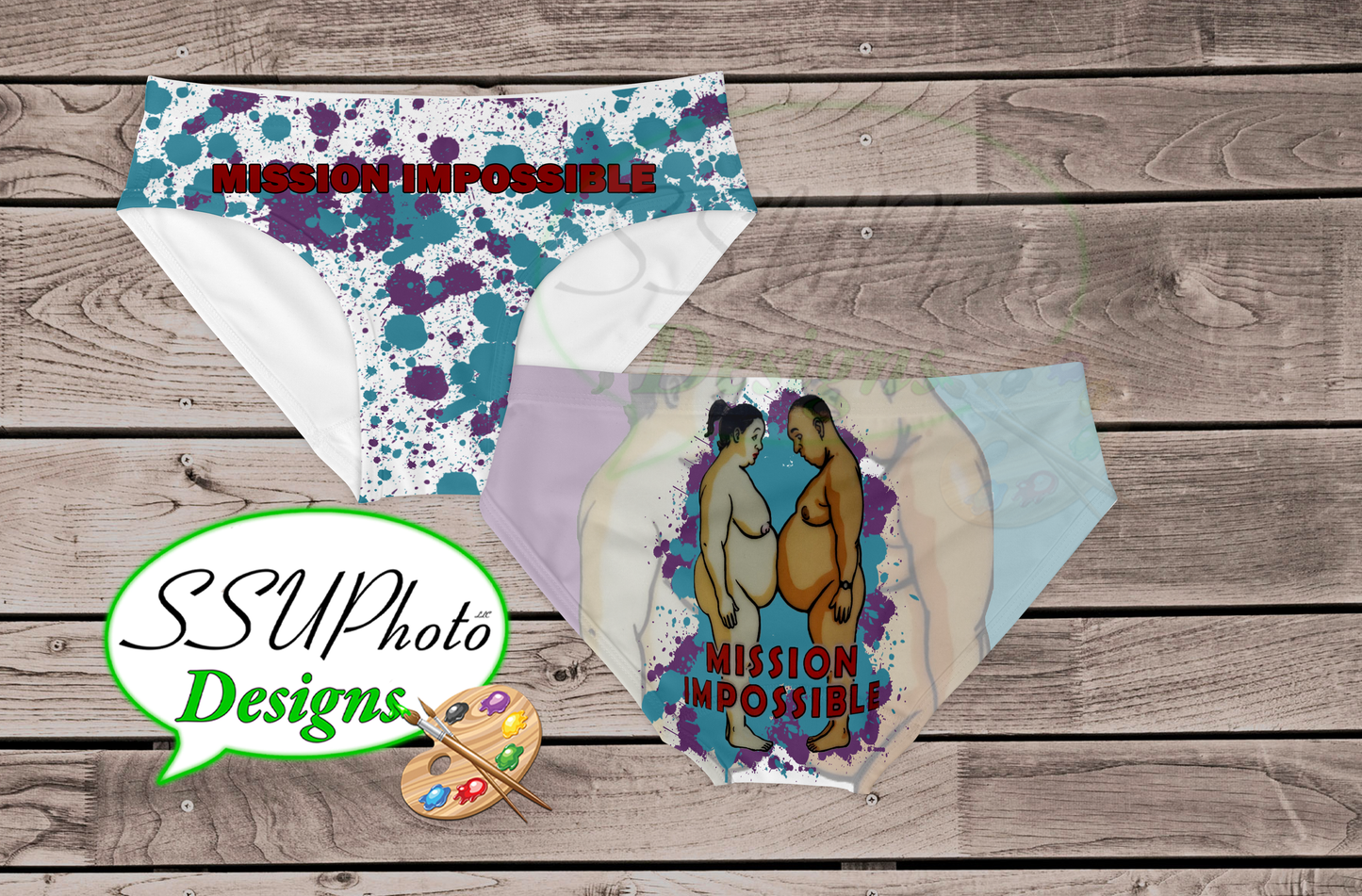 Mission Impossible Women Bikini Underwear Digital File