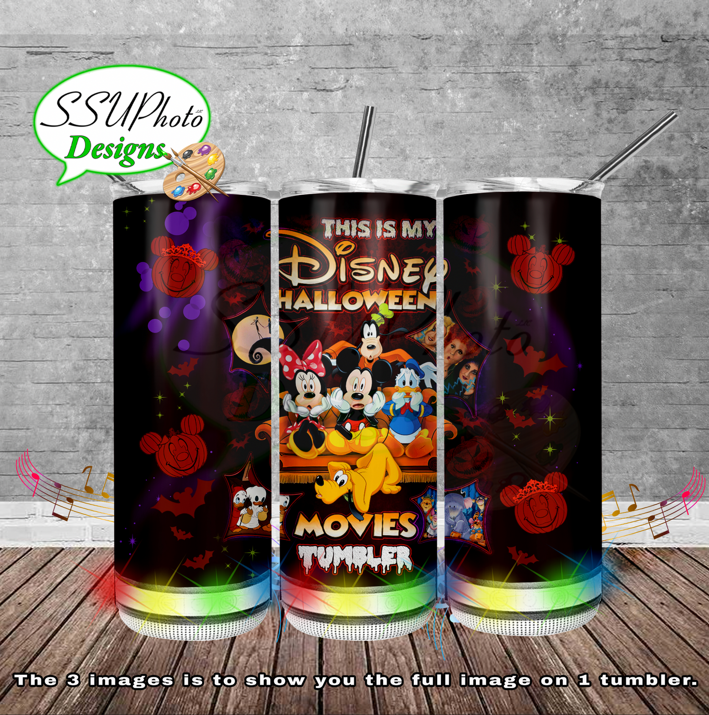 My Dhalloween Movie Tumbler 20 oz 30oz and BT gen2 Skinny TumblerD Digital Design