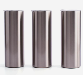 30oz (25 pack) Straight Sublimation Stainless silver Tumblers