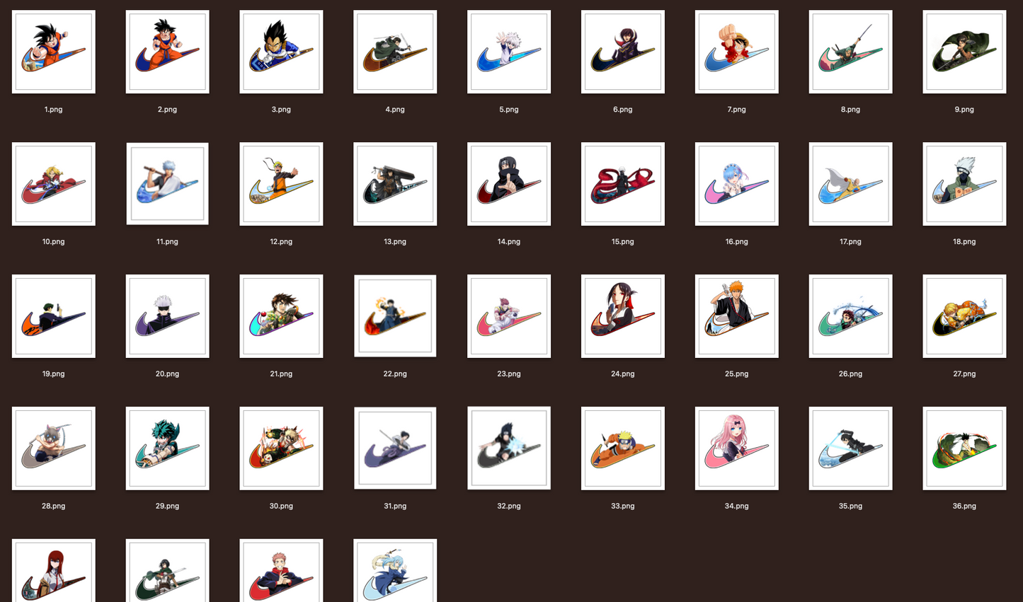AnimeSwoosh PNG Designs DESIGN 2023