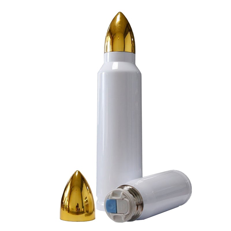 1 Case (25) Blank 1000ML Bullet Sublimation Tumblers bulk