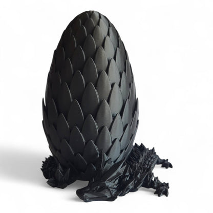 3D Printed 12" Dragon and 6" Egg