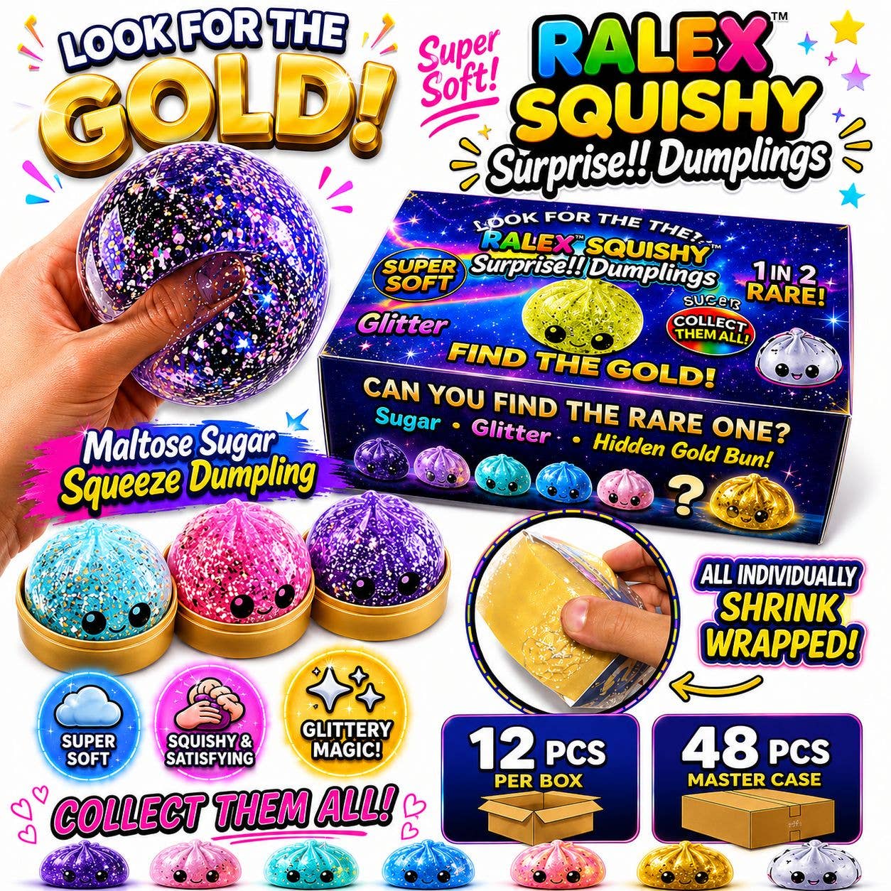 Sugar Glitter Dumpling