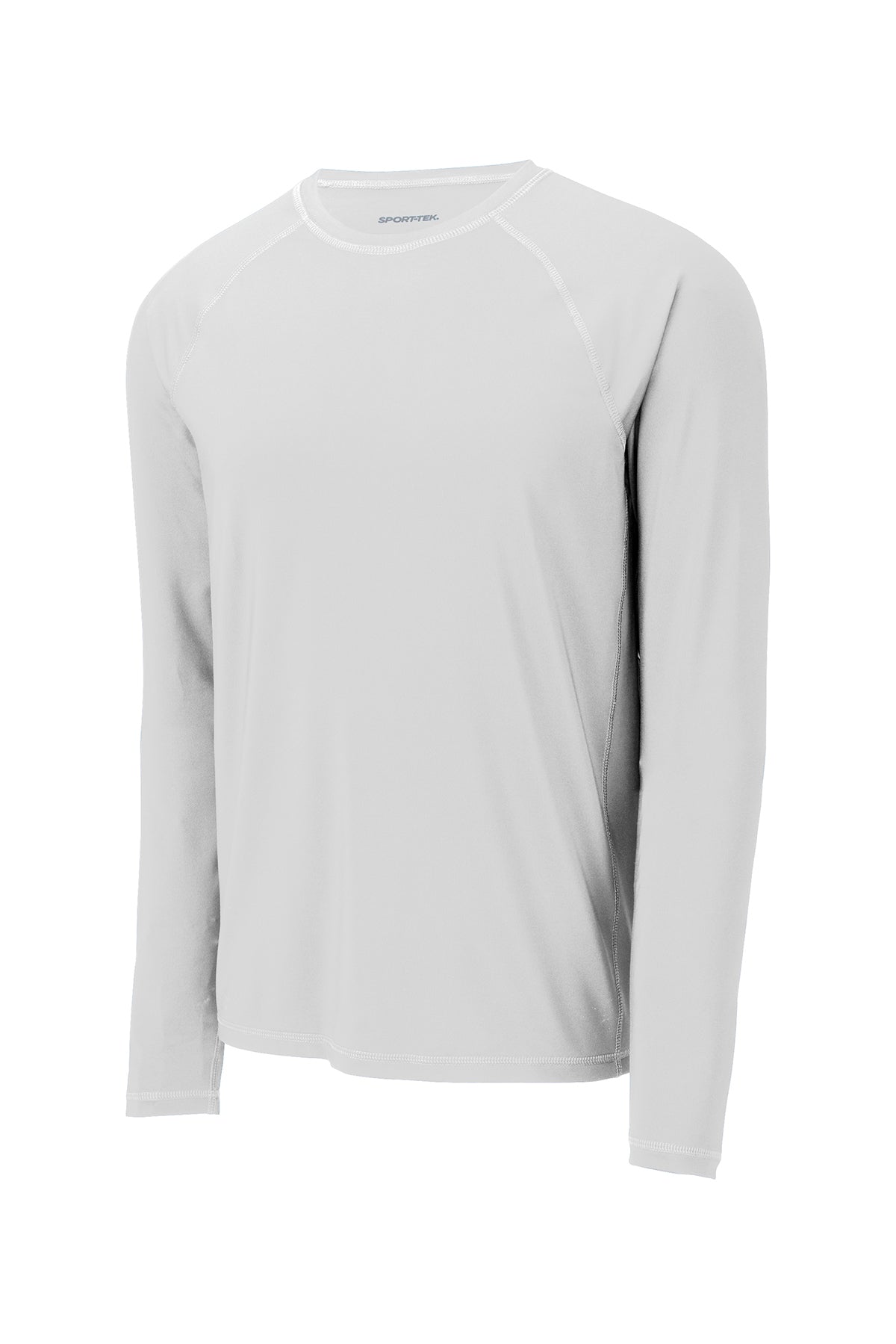 Sport-Tek Mens/Unisex White  Rashguard Tee