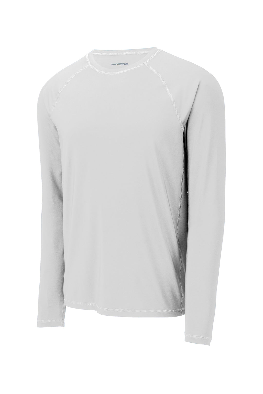 Sport-Tek Mens/Unisex White  Rashguard Tee