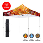 Premium Aluminum 10' Tent Kit 17" Valance