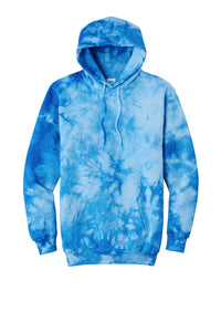 Port & Company® Crystal Tie-Dye Hoodie Sky Blue