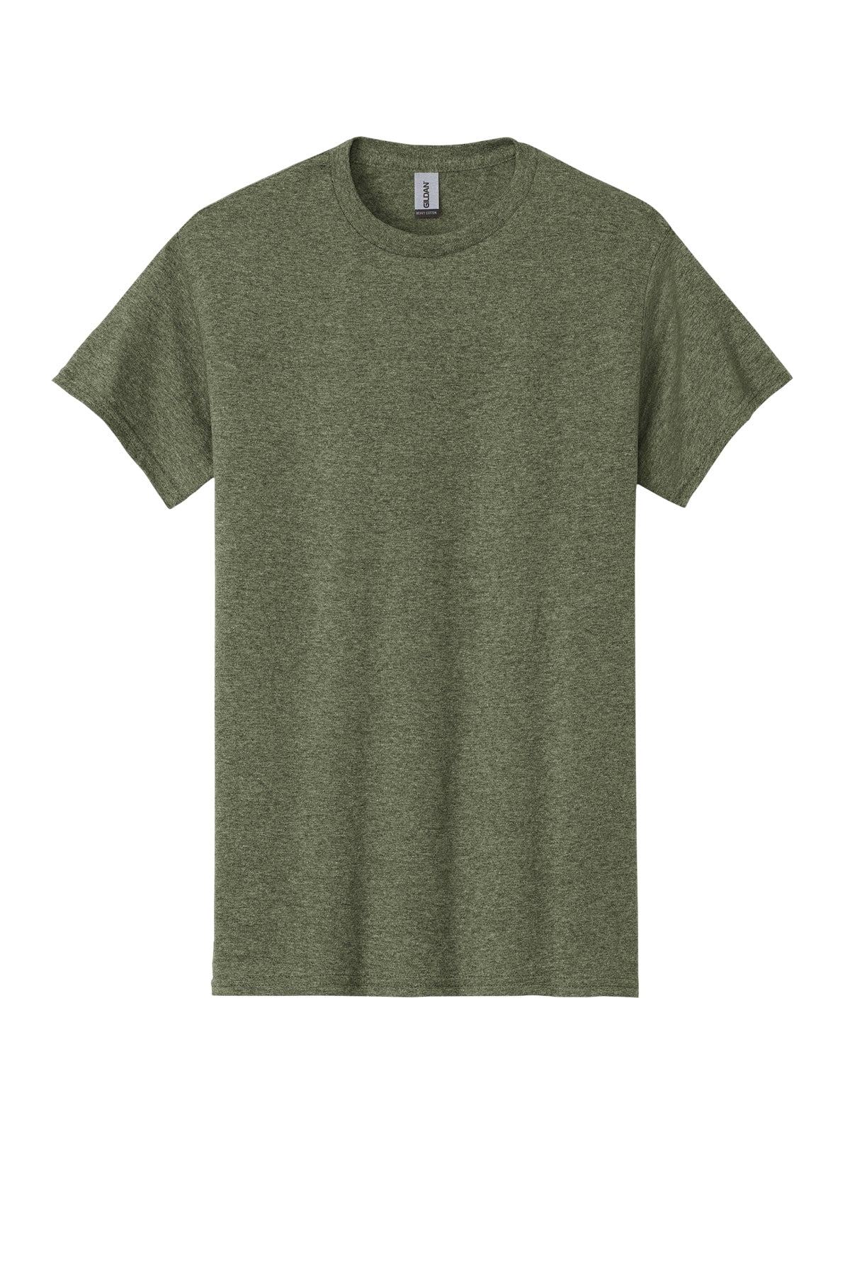 Gildan Mens/Unisex S/S Shirts Heather Military Green