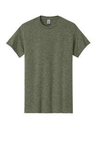 Gildan Mens/Unisex S/S Shirts Heather Military Green