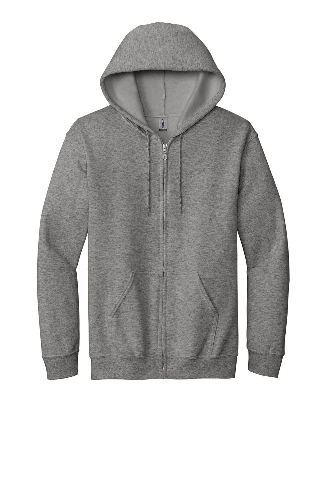 Gildan Full-Zip Hooded Sweatshirt Mens/Unisex Hoodies Graphite Heather