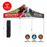 Premium Aluminum 10' Tent Kit 17" Valance