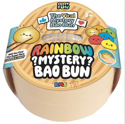 Official Rainbow Dumpling Squishy Mystery Bao Bun Fidget Toy