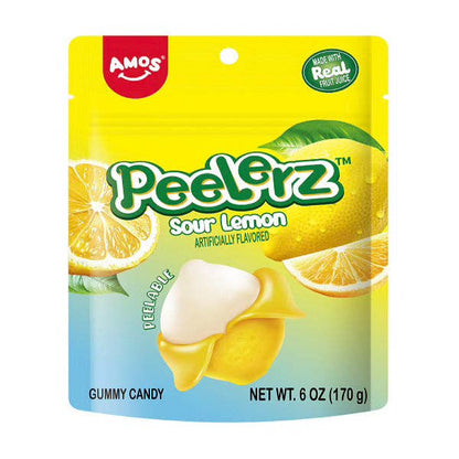 Amos 4D Peelerz Peelable Fruit Gummy Candy (6oz) Multiple Flavors