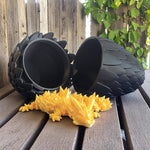 3D Printed 12" Dragon and 6" Egg