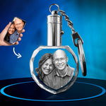 3D Crystal Photo Keychains Starting at $49