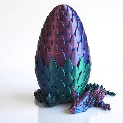 3D Printed 12" Dragon and 6" Egg