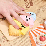 SqueezeSquad Taba Deluxe Premium Silicone Squishy Fidget Toy - Triple Ice Cream Cone