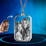 3D Crystal Photo Necklaces Starting at $49