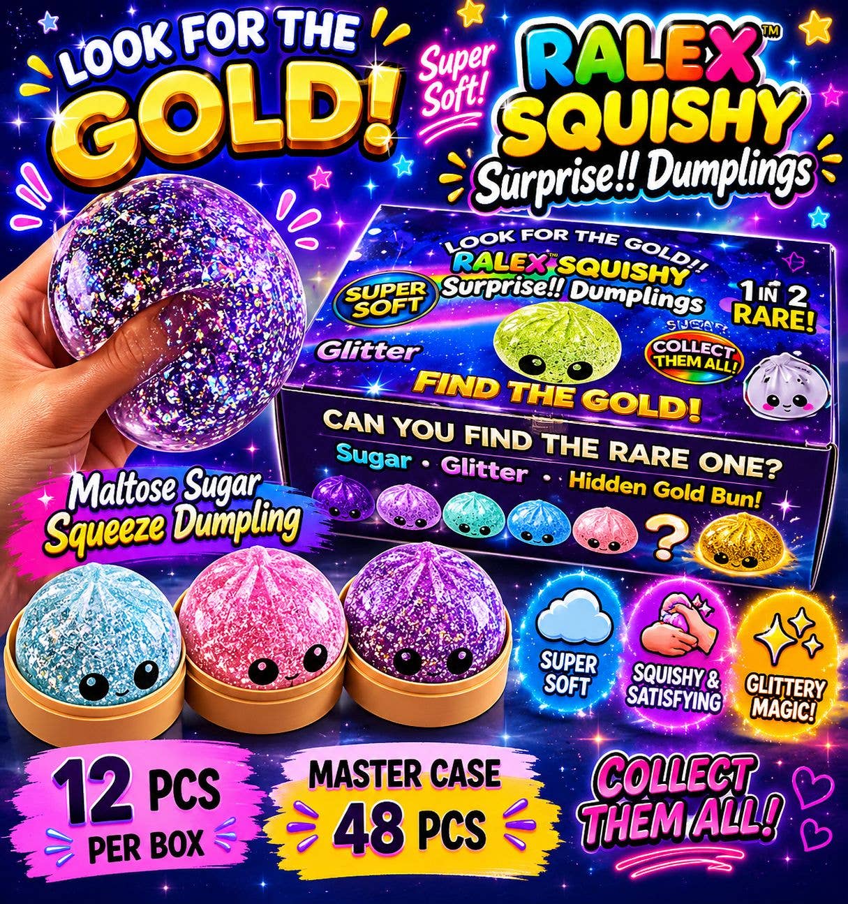 Sugar Glitter Dumpling