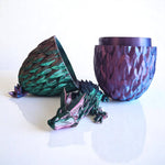 3D Printed 12" Dragon and 6" Egg