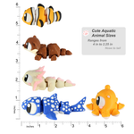 3D Printed Aquatic Animals