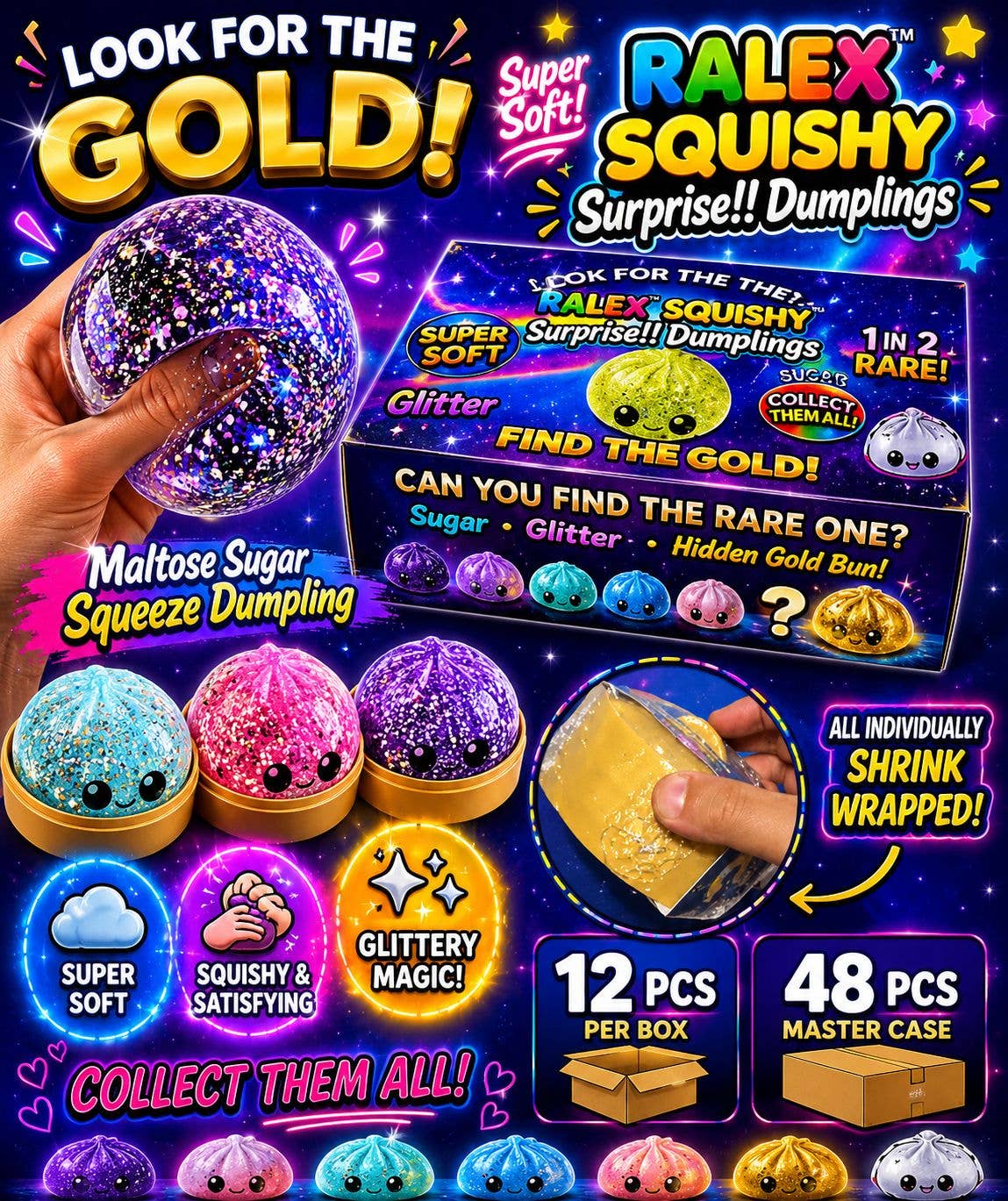 Sugar Glitter Dumpling